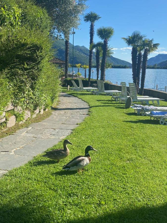 Holiday On The Lake Lugano Bissone Exteriör bild